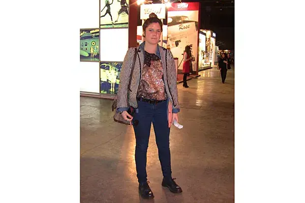 La chaqueta tipo smoking a rayas, muy trendy