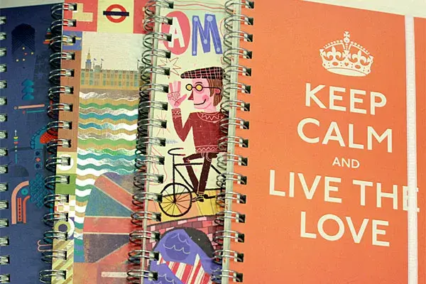 Cuadernos con espirales