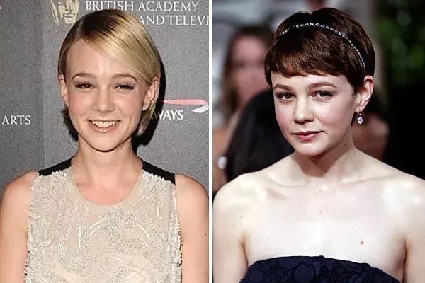 Carey Mulligan pasó por distintos estilos con el pelo corto