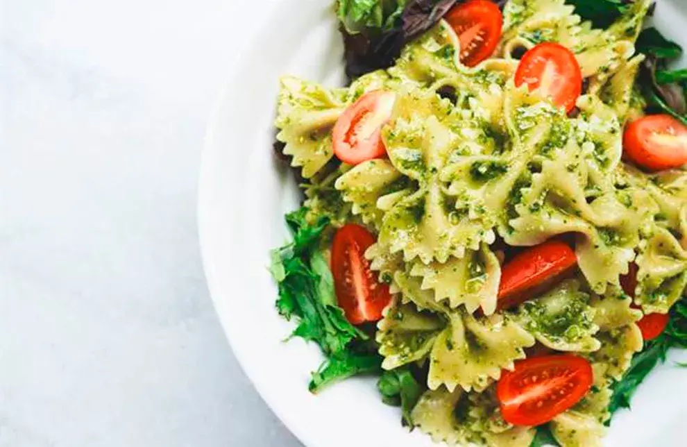 Las pastas pueden incluirse en la dieta combinadas con vegetales