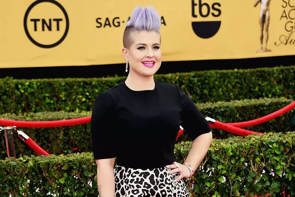 Kelly Osbourne con cresta al mejor estilo punk de color lila; ¿Da o no da este look para alfombra roja?