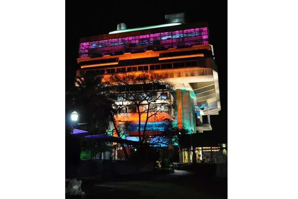 La Biblioteca Nacional tiene espectaculares vistas del Río de la Plata y el barrio La Isla