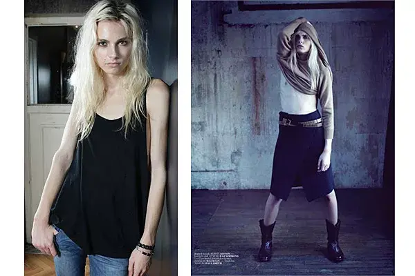 Con prendas femeninas o masculinas, André siempre llama la atención