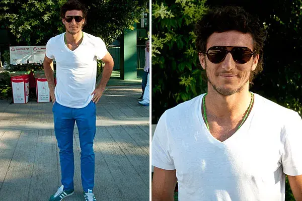 Muy canchero, Pico Mónaco tampoco se perdió el polo en Palermo