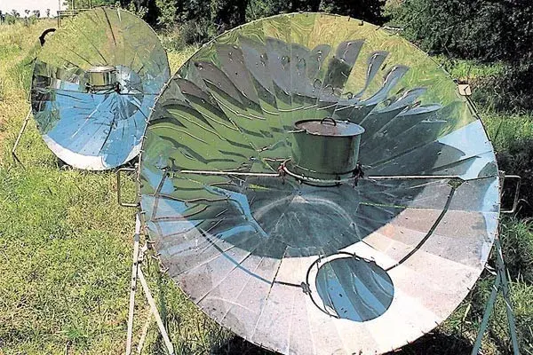 Cocina y solares en una ecoaldea
