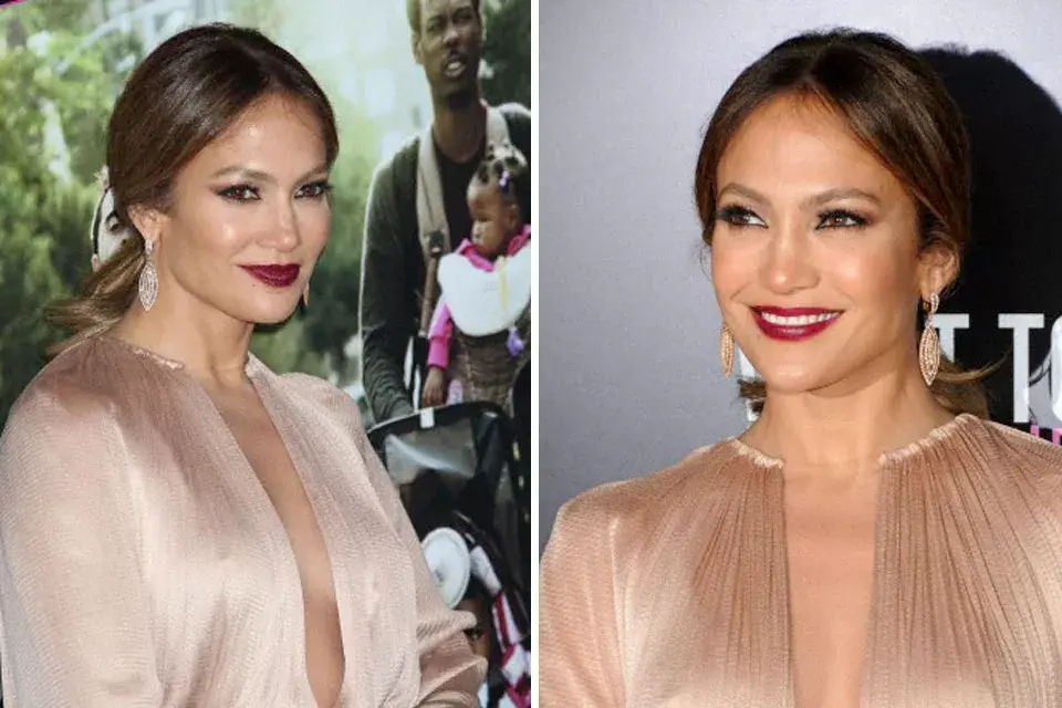 Aunque nunca hizo un cambio de look radical, Jennifer juega mucho con los tonos de su cabello: recogido con raya al medio y color castaño oscuro