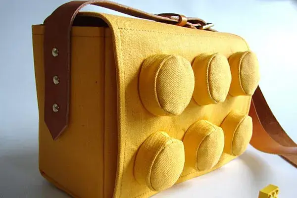 Bolso para guardar de todo, tipo bloque de lego