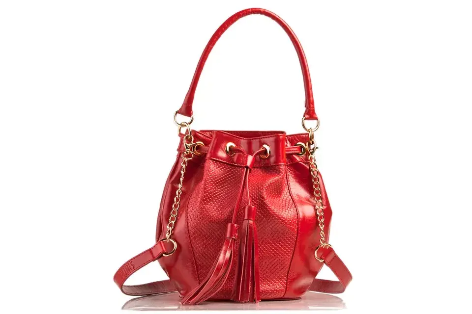 Bolso marinero rojo (Sintra, $1700)