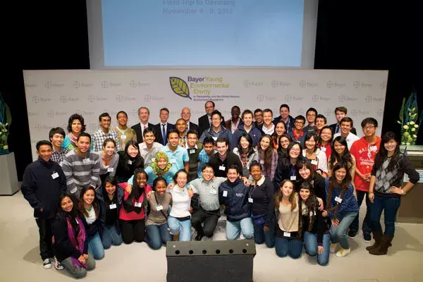 Los jóvenes de entre 18 y 24 años llegaron desde 19 países a Leverkusen, Alemania