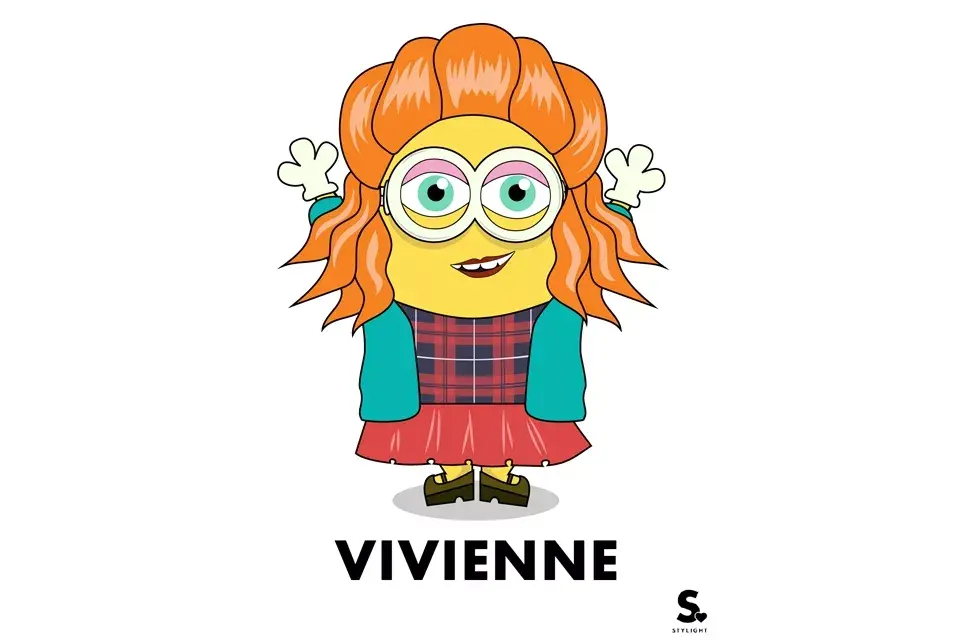 La diseñadora británica Vivienne Westwood, con su loca cabellera anaranjada y su estética punk