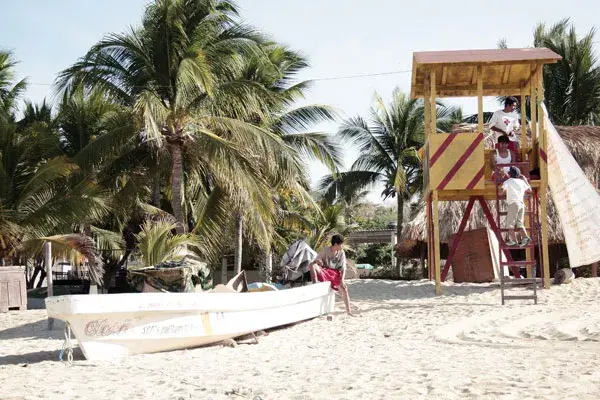 Playa de Puerto Angel, en Oaxaca