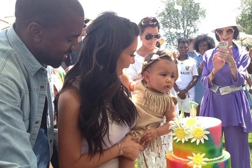 La familia feliz festejó el cumpleaños de North con una  celebración muy especial