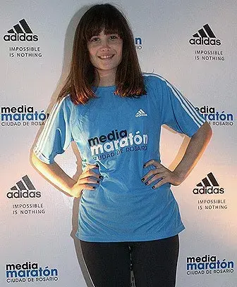 Flor Torrente fue a Rosario para la Media Maratón adidas Ciudad. 