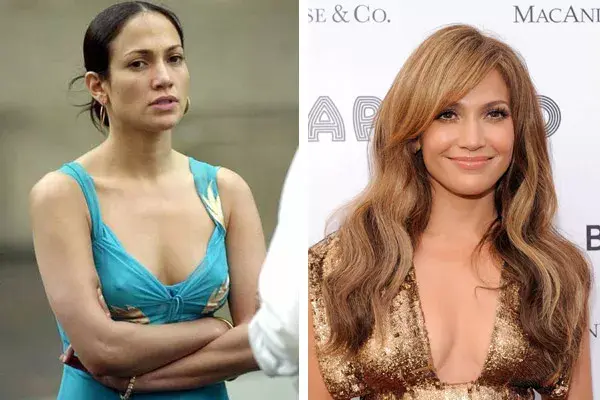 Maquillada y con el pelo suelto, Jennifer López, divina