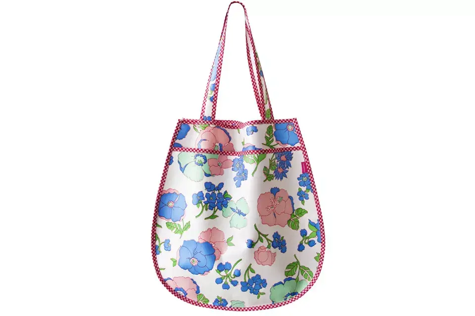 Bolsa Ret Rosa de tela vinílica antigua de gran resistencia ($100,Violraviol)