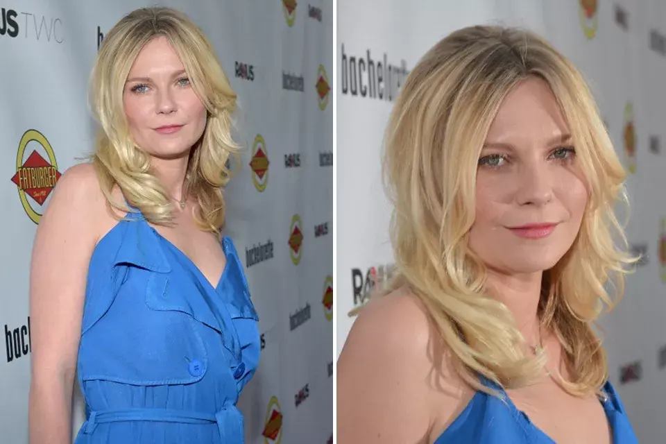 Otra versión de pelo suelto, pero esta vez con raya al medio