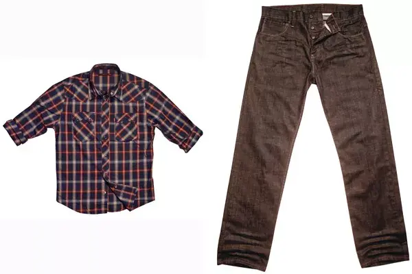 Levi s ofrece camisas escocesas ($379) y jeans ($539)