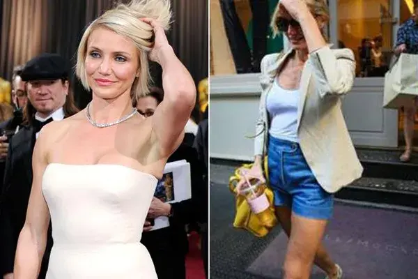 Cameron Díaz no puede disimular su celulitis en shorts