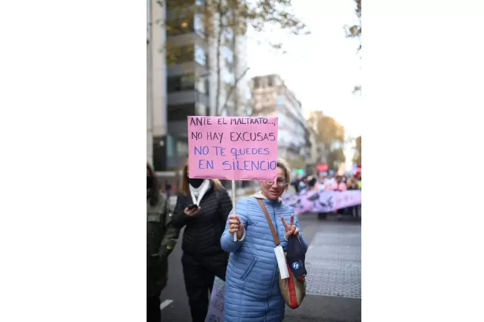 "No te quedes en silencio". Foto: Josefina Nicolini