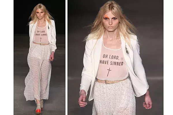 Andrej desfila tanto para firmas femeninas como masculinas