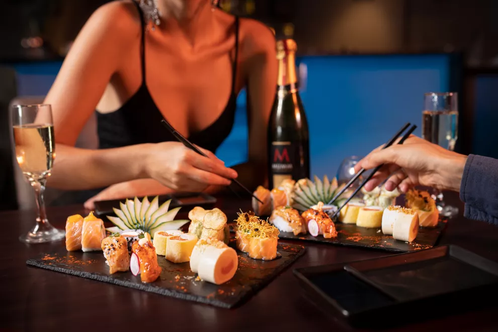 Sushi, un must que se volvió infaltable para muchos. 