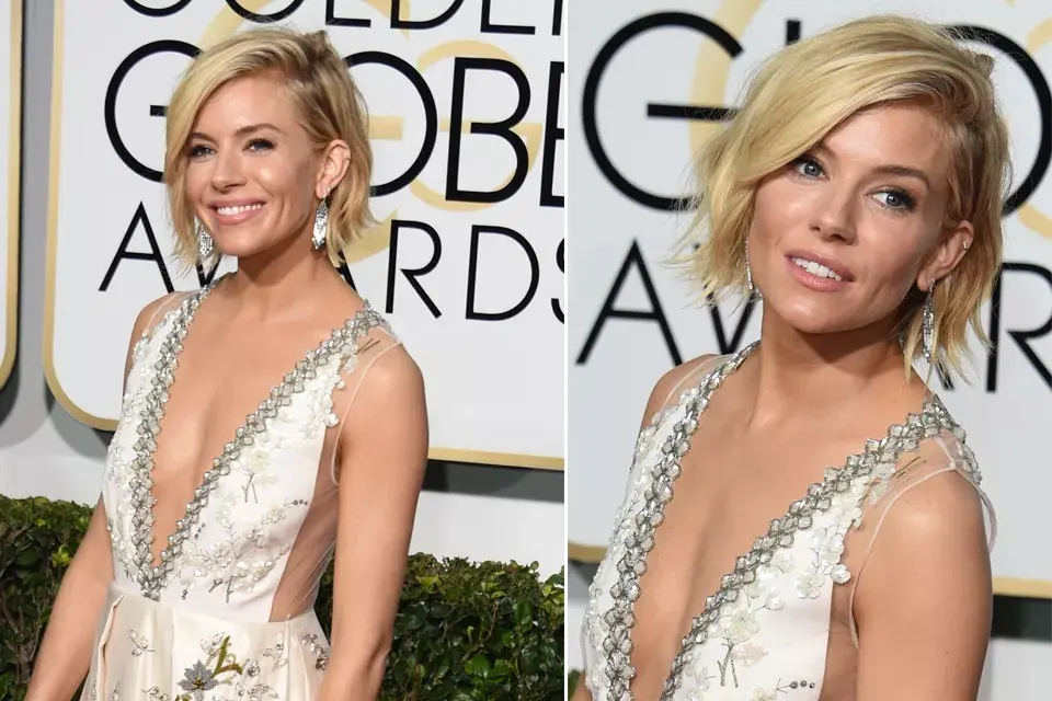 Sienna Miller volvió a las alfombras rojas y se mostró con un peinado-despeinado que pocas saben llevar