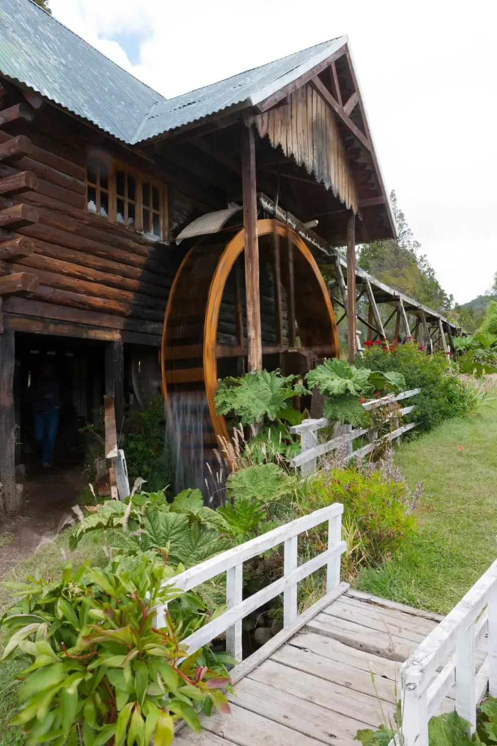 El museo Nant Fach, un viejo molino, en Trevelin