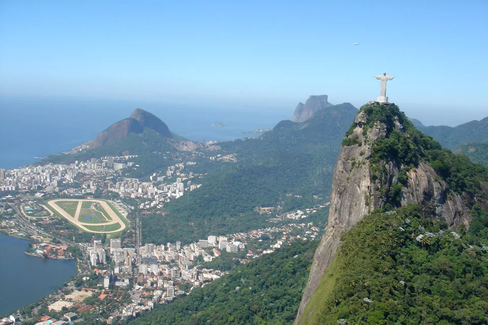 Vista aérea la ciudad de Río de Janeiro