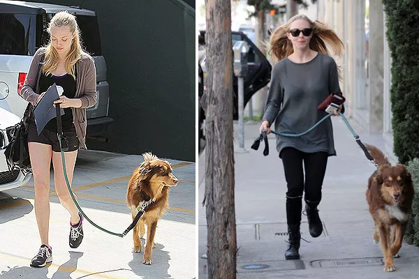 Amanda Seyfried, con short y zapatillas o calzas y botas, cualquier estilo es apto para salir de paseo