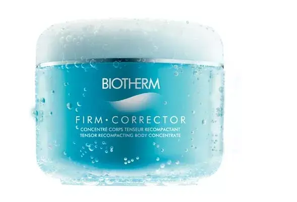Biotherm firm corrector. Concentrado tensor reafirmante para el cuerpo. Con extracto de alga del mar Céltico. $455, 200 ml, Biotherm)
