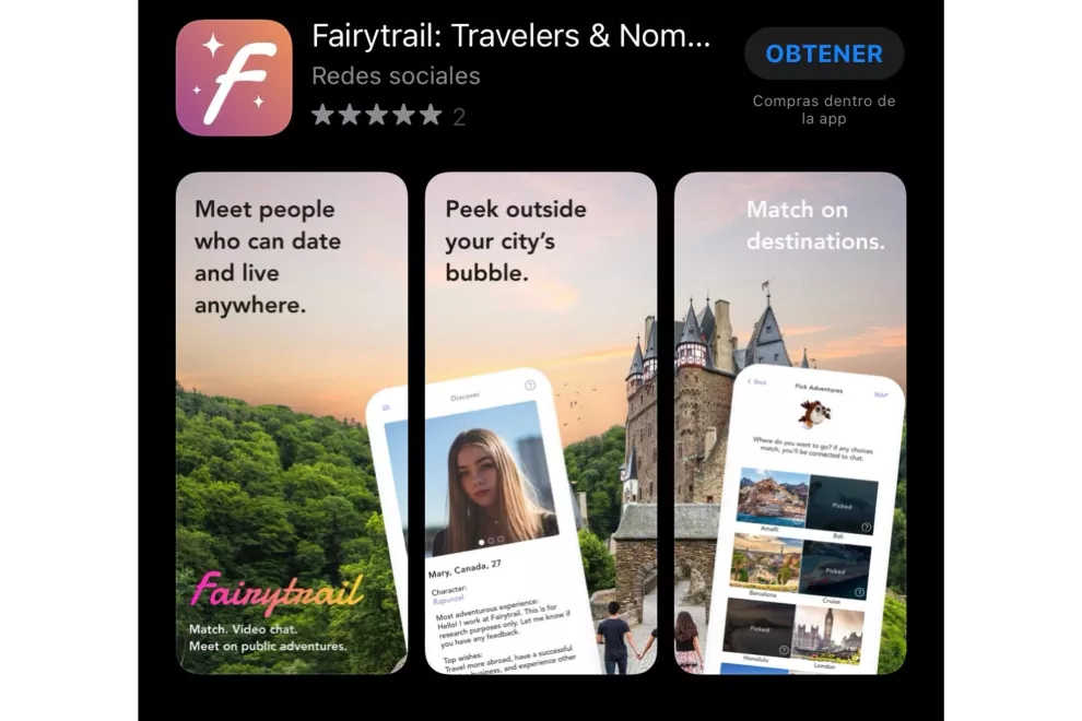 Fairytrail - Aplicaciones para citas