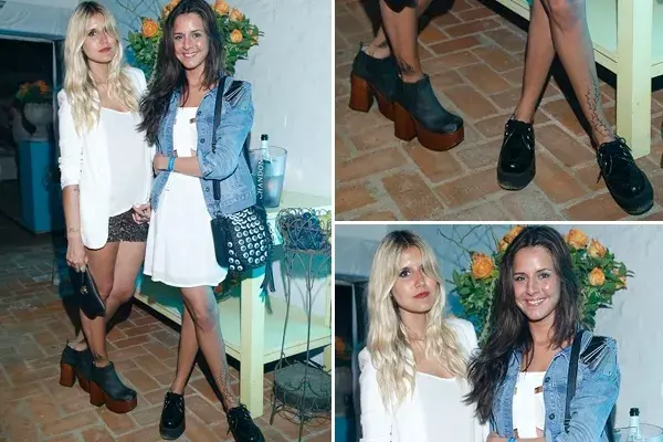 Las hermanitas Tinelli, en cambio, cunplieron estrictamente con el dress code de la fiesta. ¿Qué look te gusta más?