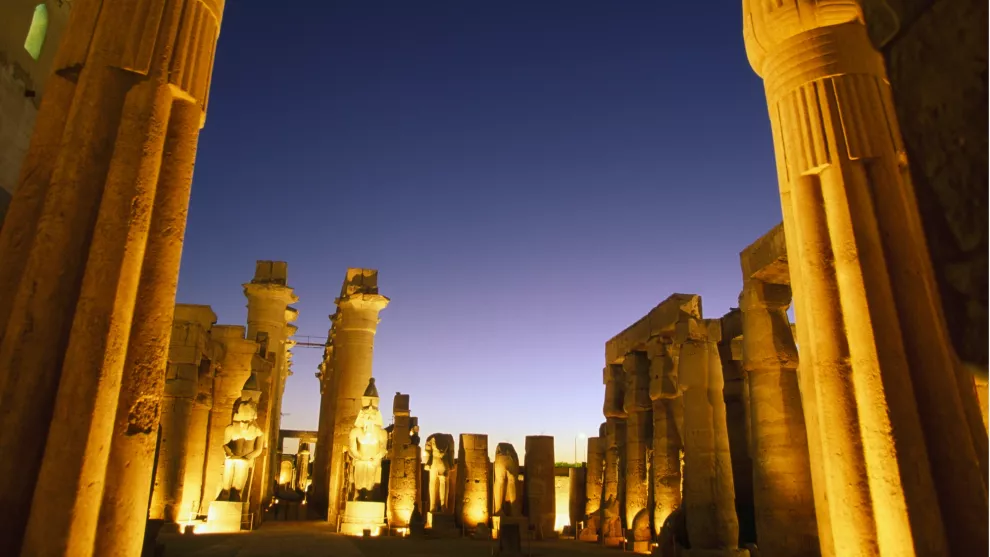 El templo de Luxor, en la antigua capital