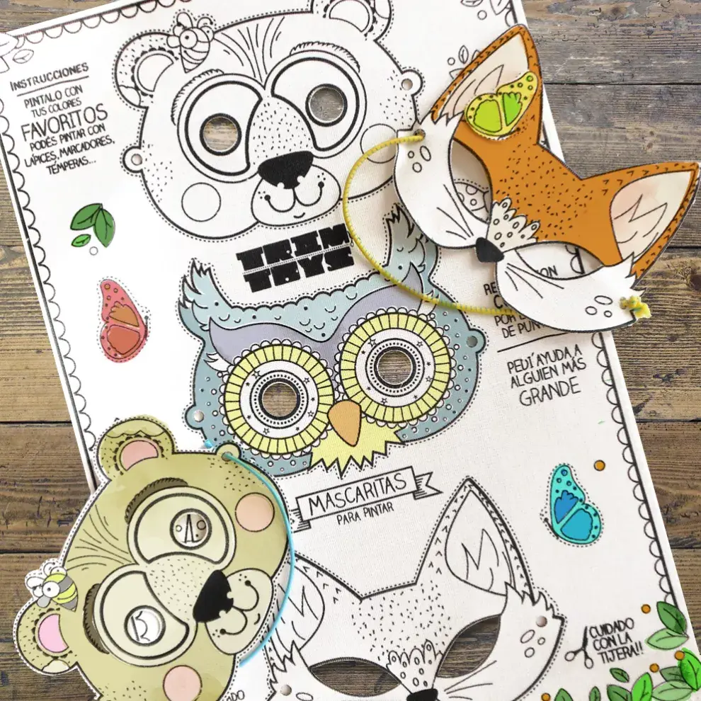 Realizados en materiales que no contaminan el ambiente tal como tintas al agua y gabardina de algodón