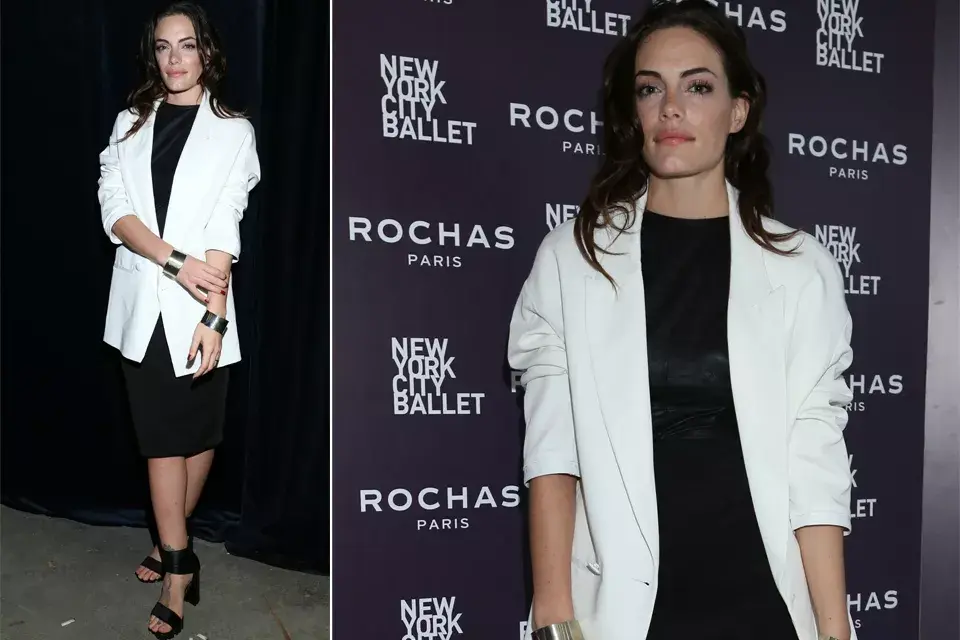 Emilia Attias optó por un look en blanco y negro ¿Qué te parece?