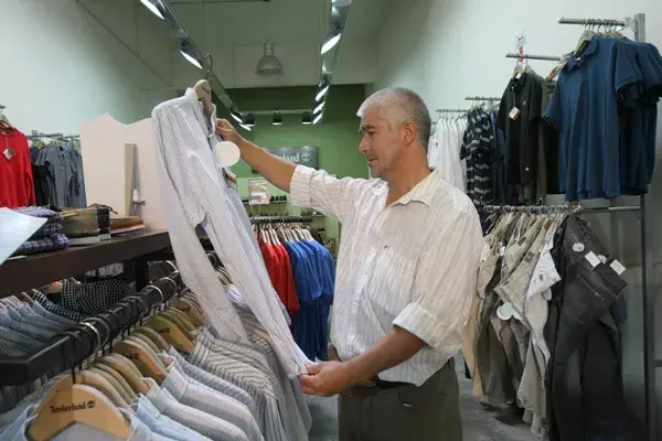 Esta zona de outlets es una de las más concurridas