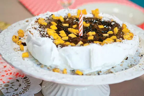 una torta rica para celebrar entre amigas