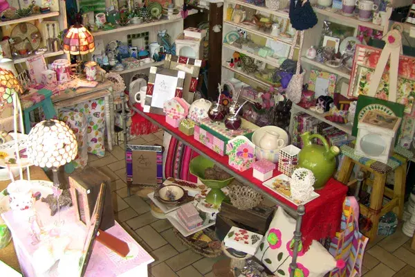Todos los objetos están hechos artesanalmente