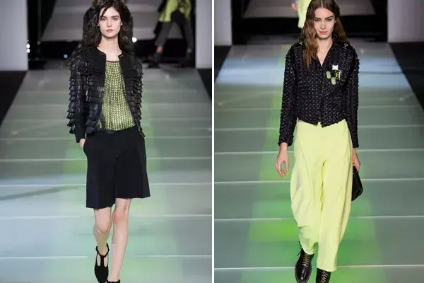 Una perfecta combinación del negro y el gris con tonos verde y amarillo flúo