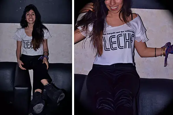 Gudalupe Yapura eligió uno de sus looks preferidos, que publicó en inmylovelyfashion.blogspot.com ; el clásico must black and white, donde juega con la formas y tamaños para hacerlo más divertido