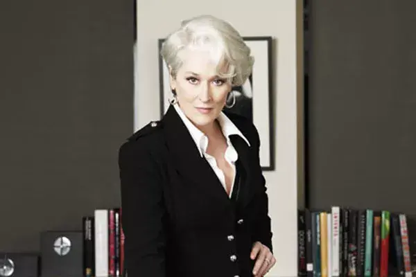 Meryl Streep interpretando a una jefa déspota