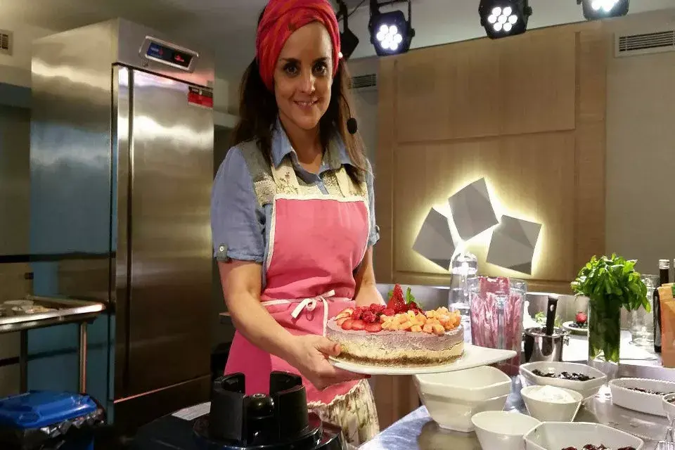 Torta raw. Foto: Silvina Oliva Premmurti.