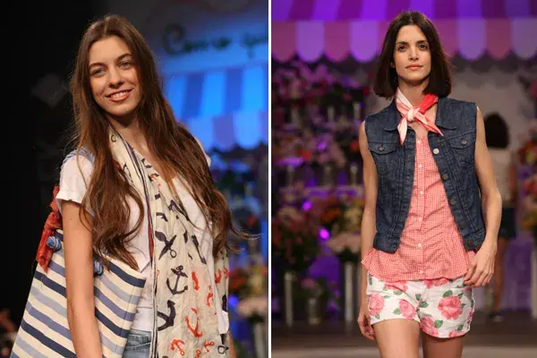 En denim también, enteritos ochentosos, chalecos y shorts