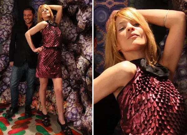 Leticia Brédice hizo de las suyas en el evento de Tramando donde el diseñador Martín Churba presentó su colección