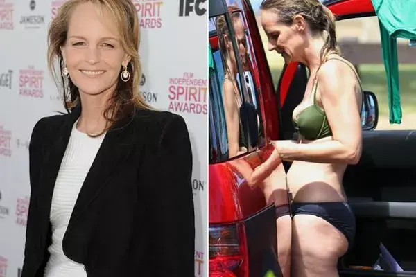 Helen Hunt es otra de las que fue escrachada in fraganti