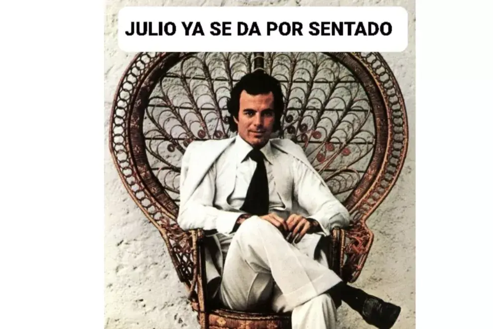 Cuando Julio está sentado