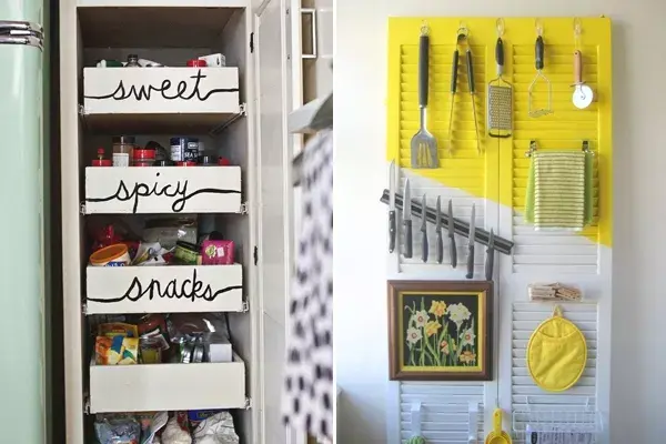 Acá dos propuestas divertidas para darle un poco de onda a la decoración de la cocina ¿Qué te parecen?