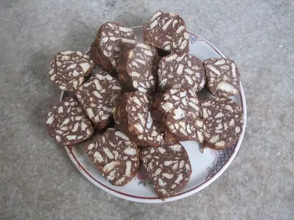 Post-heladera o freezer, cortaditos en rodajas de 1 cm de ancho aprox, ¡quedan así!