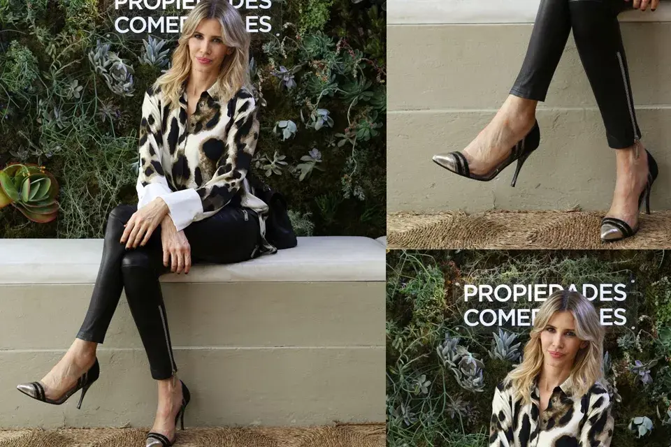 Guillermina Valdes, fiel a su estilo, optó por unos stilettos