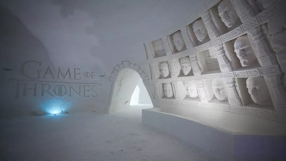 El hotel Game of Thrones está ubicado 200 km al norte del Círculo Ártico, en Finlandia